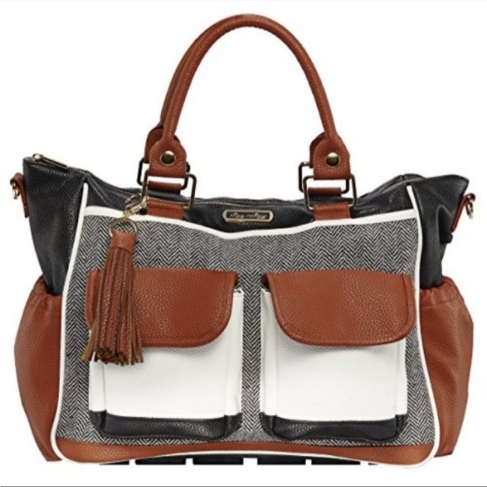 Itzy Ritzy Coffee & Cream Diaper Bag Set